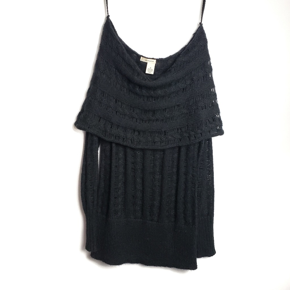 DKNY Jeans long sleeve off the shoulder sweater